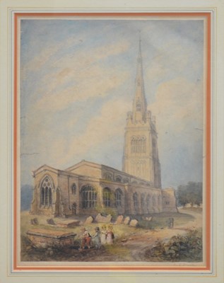 Lot 441 - E Bradley, St Peter's Church, Kettering