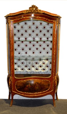 Lot 269 - Late 19th Century French kingwood vitrine