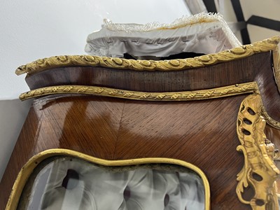 Lot 269 - Late 19th Century French kingwood vitrine