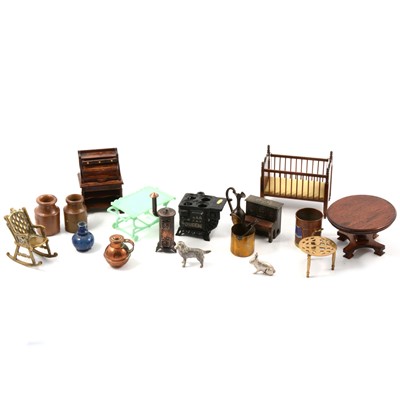 Lot 154 - Collection of modern dolls house furniture and accessories.