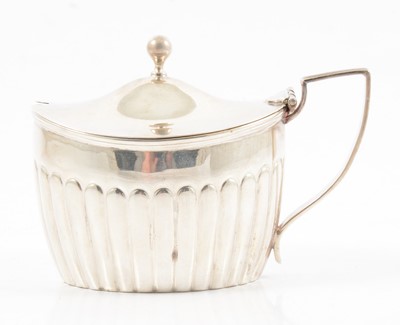 Lot 258 - Victorian silver mustard pot