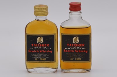 Lot 43 - Talisker, Gordon & MacPhail, 70 proof, 1970s miniature bottlings