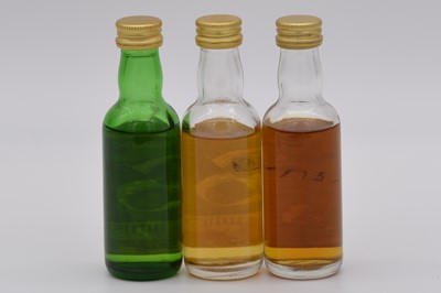 Lot 48 - Springbank, three miniature bottlings, 12 yo, 15yo, 21yo