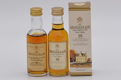 Lot 50 - Macallan, 10 year old, 1990s/ 2000s bottlings