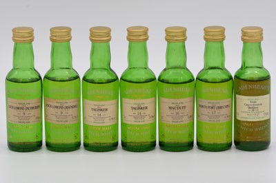 Lot 235 - Cadenhead's Miniature Authentic Collection, seven assorted whiskies