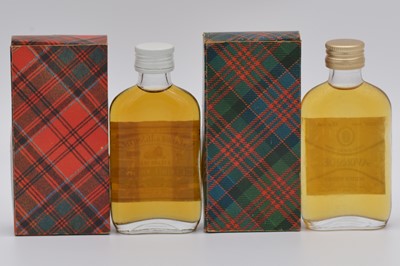 Lot 67 - Gordon & MacPhail, Tartan Miniature Collection, ten flat bottles in packs