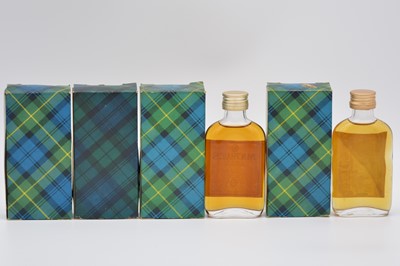 Lot 68 - Gordon & MacPhail, Tartan Miniature Collection, ten flat bottles in packs
