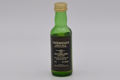 Lot 207 - Cadenhead's Black Label miniatures series - Clynelish (Brora) 1965, 23 year old