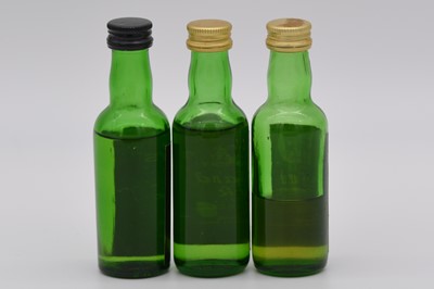 Lot 7 - Cadenhead's Black Label miniature series: Highland Park, three bottlings