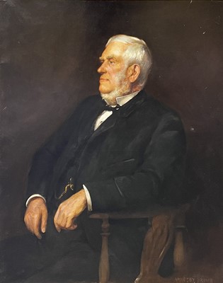 Lot 180 - Sir John Alfred Arnesby Brown, Portrait of Mr Rook