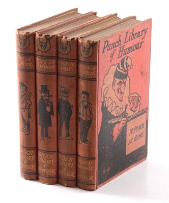 Lot 89 - Punch Library of Humour, twenty-five volumes.