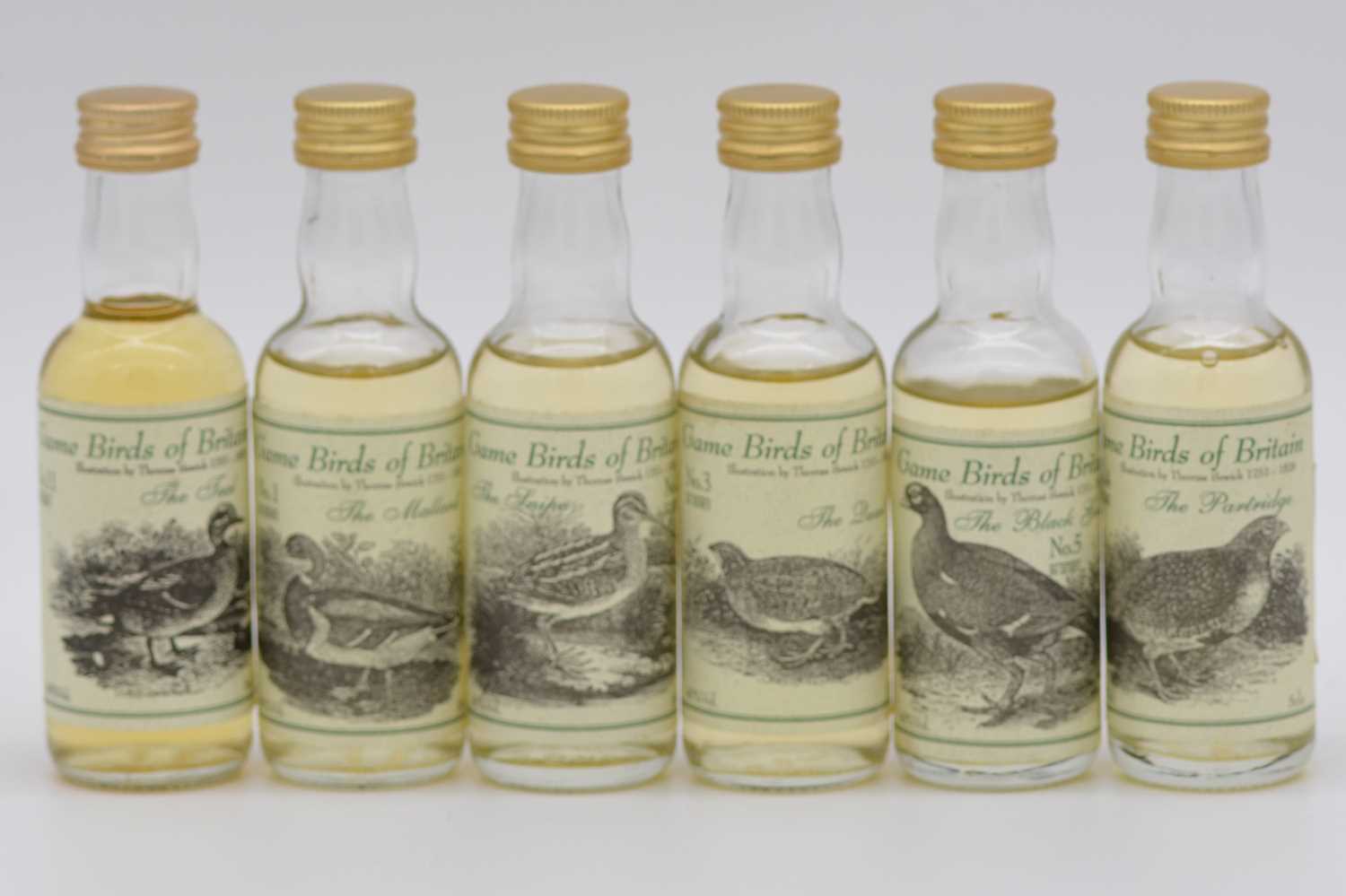 Lot 102 - The Whisky Connoisseur - a complete Game Birds of Britain miniatures series