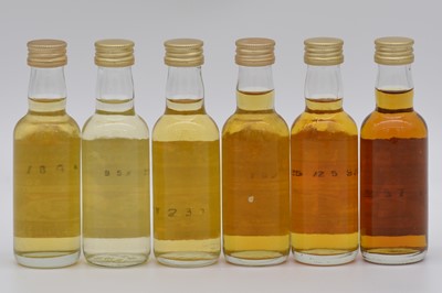 Lot 86 - Six miniature bottlings from The Dram Good Whisky Co. Ltd