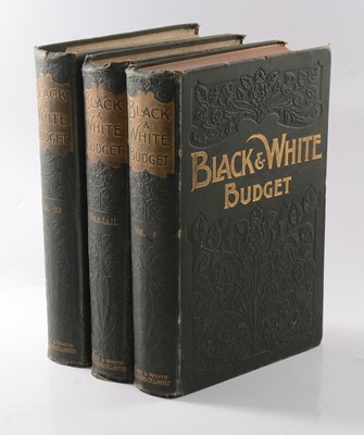 Lot 160 - Black & White Budget, bound magazines in three volumes