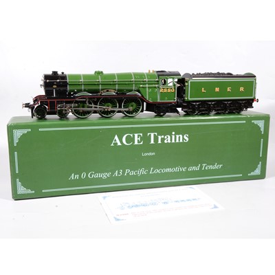 Lot 91 - ACE Trains, O gauge electric locomotive with tender, LNER 4-6-2, A3 Pacific 'Blink Bonny'