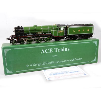 Lot 111 - ACE Trains O gauge electric locomotive with tender, LNER 4-6-2, A3 Class Pacific, 'Grand Parade'