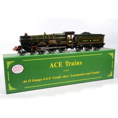 Lot 112 - ACE Trains O gauge electric locomotive with tender, GW 4-6-0, Castle Class, 'Cardiff Castle'