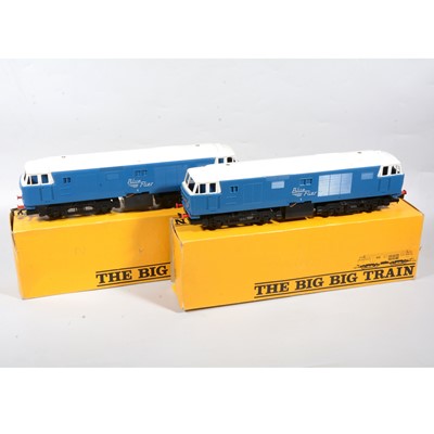 Lot 156 - Two Triang / Rovex O gauge model railway locomotives, RV256 electric 'Blue Flier'