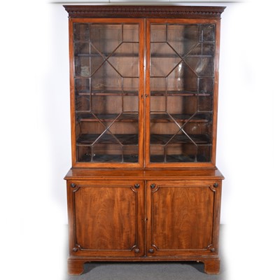 Lot 251 - George III mahogany bookcase