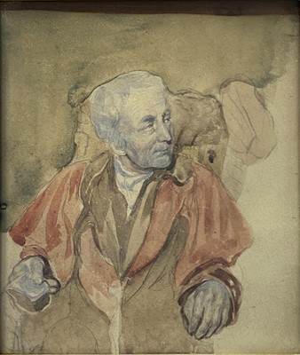 Lot 239 - English School, circa.1900, Portrait of an elderly gentleman