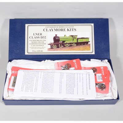 Lot 145 - Claymore Kits O gauge model locomotive metal kit, LNER 4-4-0, Class D32