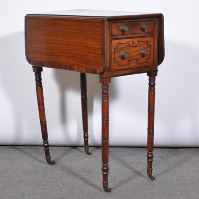 Lot 300 - A William IV mahogany work table