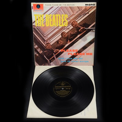 Lot 166 - The Beatles - Please Please Me LP vinyl record, Mono first pressing PMC 1202