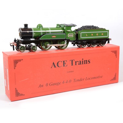 Lot 96 - ACE Trains O gauge model locomotive and tender, LNER 4-4-0, 'Celebration Class', 2006