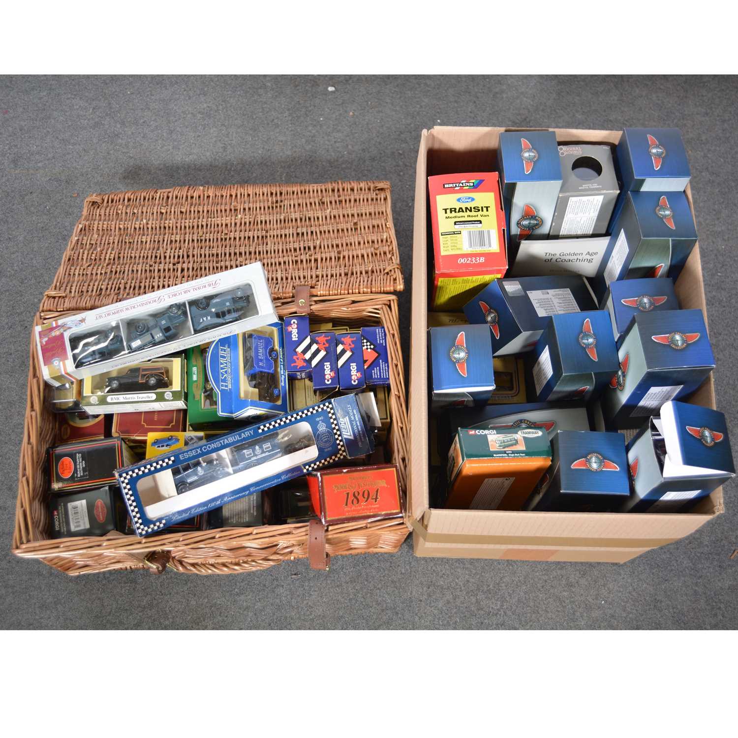 Lot 149 - Collection of Die-cast models, including Matchbox, Vanguard, Corgi, Britains and others.