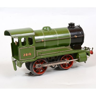 Lot 14 - Hornby O gauge electric model railway tank locomotive, E120, LNER 0-4-0, 2810