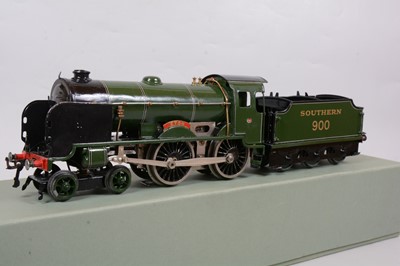 Lot 7 - Hornby O gauge electric model railway locomotive and tender, E420, 4-4-0 'Eton'