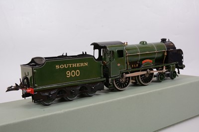 Lot 7 - Hornby O gauge electric model railway locomotive and tender, E420, 4-4-0 'Eton'
