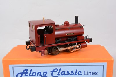 Lot 158 - Along Classic Lines O gauge model railway tank locomotive, L&Y Class 21 Pug, 0-4-0ST 'Prince'