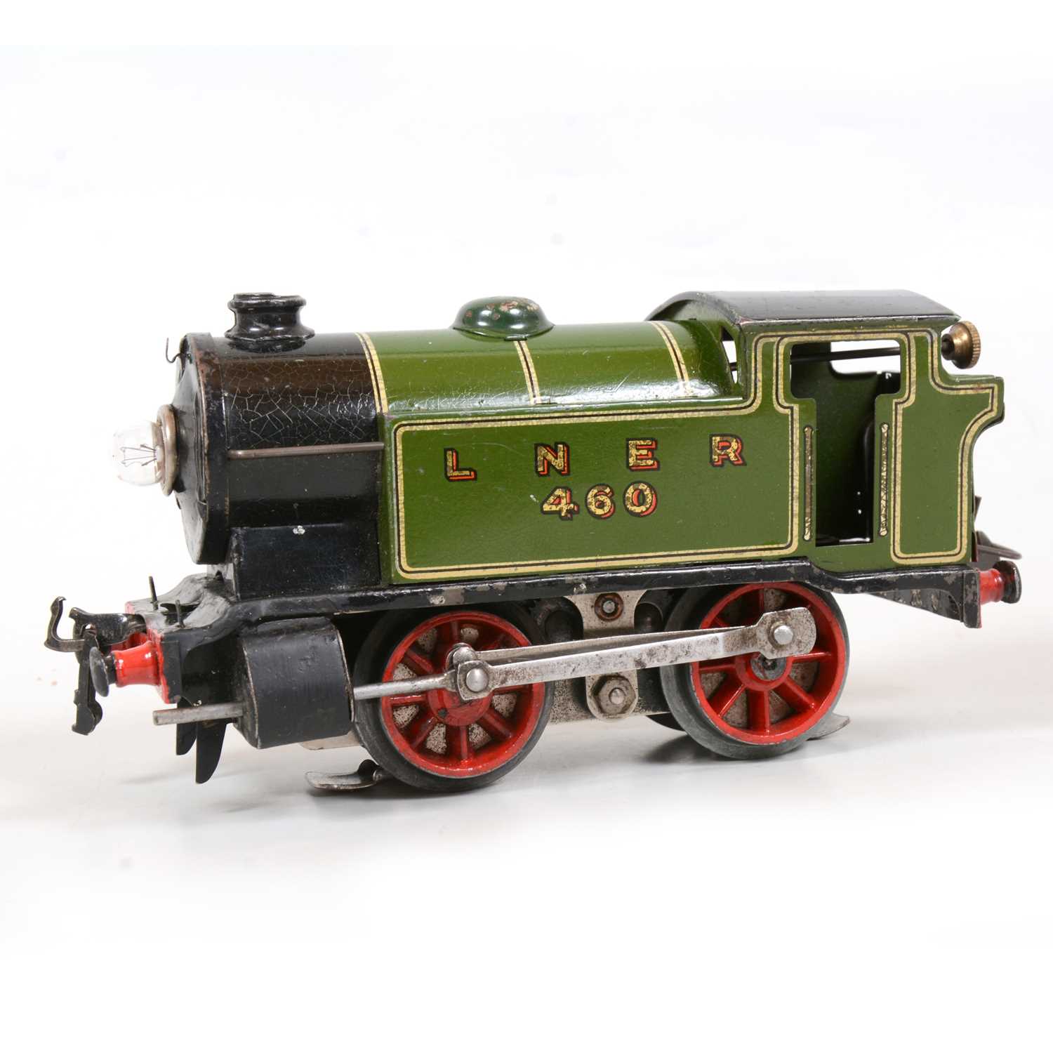 Lot 27 - Hornby O gauge electric tank locomotive, LNER 0-4-0T, 460, green, 20v.