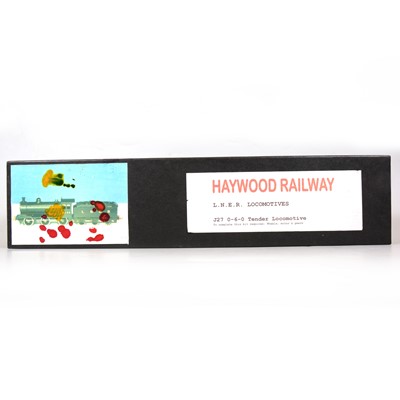 Lot 148 - Haywood Railway O gauge model locomotive and tender metal kit, LNER 0-6-0 J27.