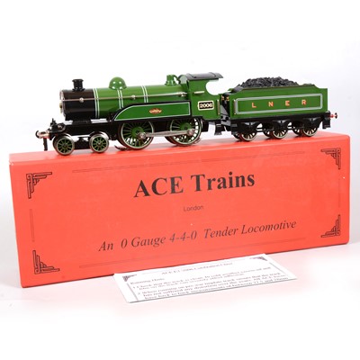Lot 95 - ACE Trains O gauge model railway locomotive and tender, LNER 4-4-0 'Celebration Class', 2006