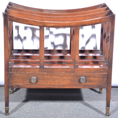 Lot 580 - Reproduction mahogany Canterbury.