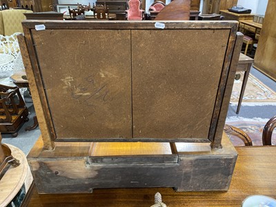 Lot 288 - Maple wood toilet mirror, probably American