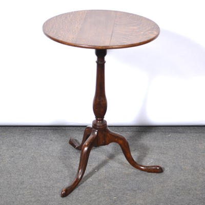 Lot 518 - Georgian oak tripod table