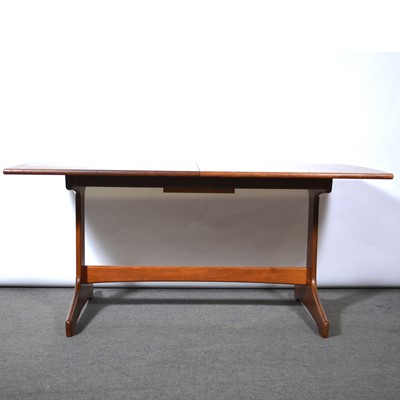 Lot 490 - Mid-century teak dining suite