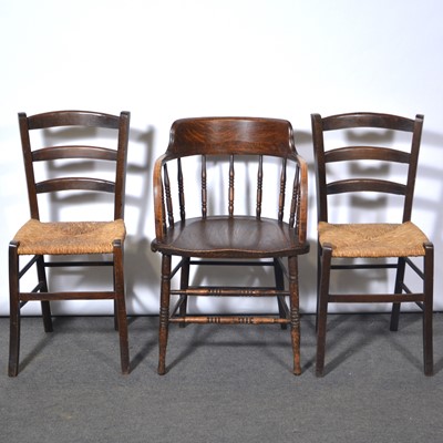 Lot 538 - Six various kitchen chairs