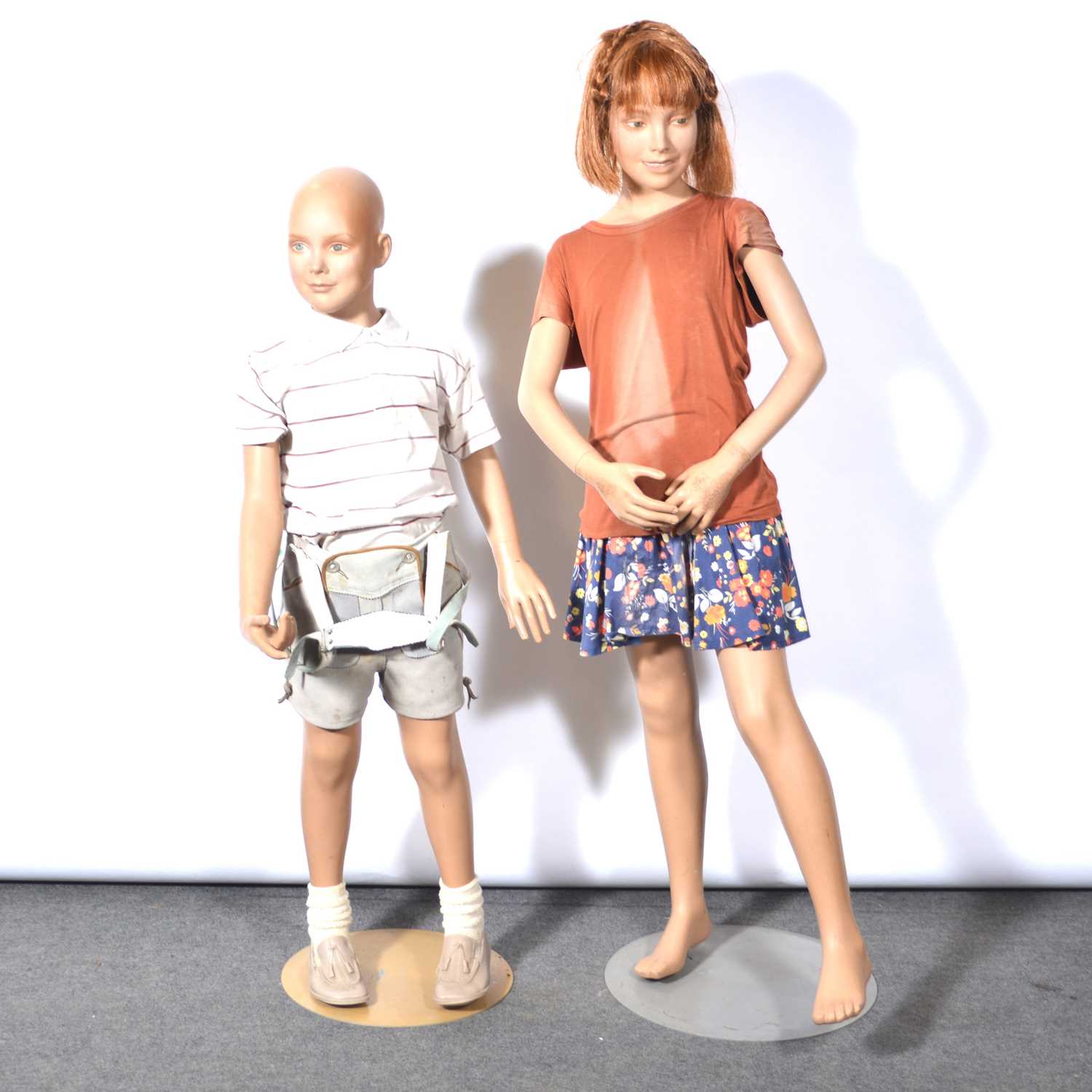 Lot 530 - Two vintage shop mannequins