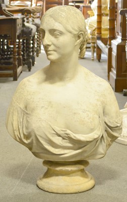 Lot 127 - William Behnes, marble bust of a lady