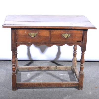 Lot 510 - Joined fruitwood side table