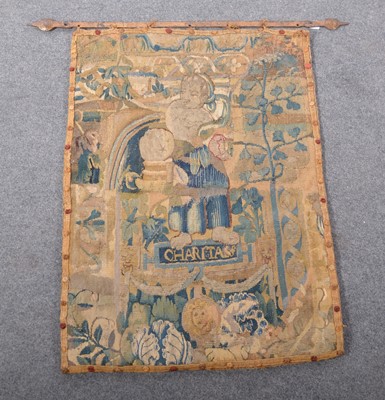 Lot 131 - A part 17th Century tapestry