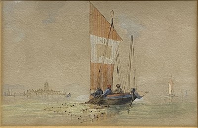 Lot 429 - Ebenezer Wake Cooke, Fishing boat