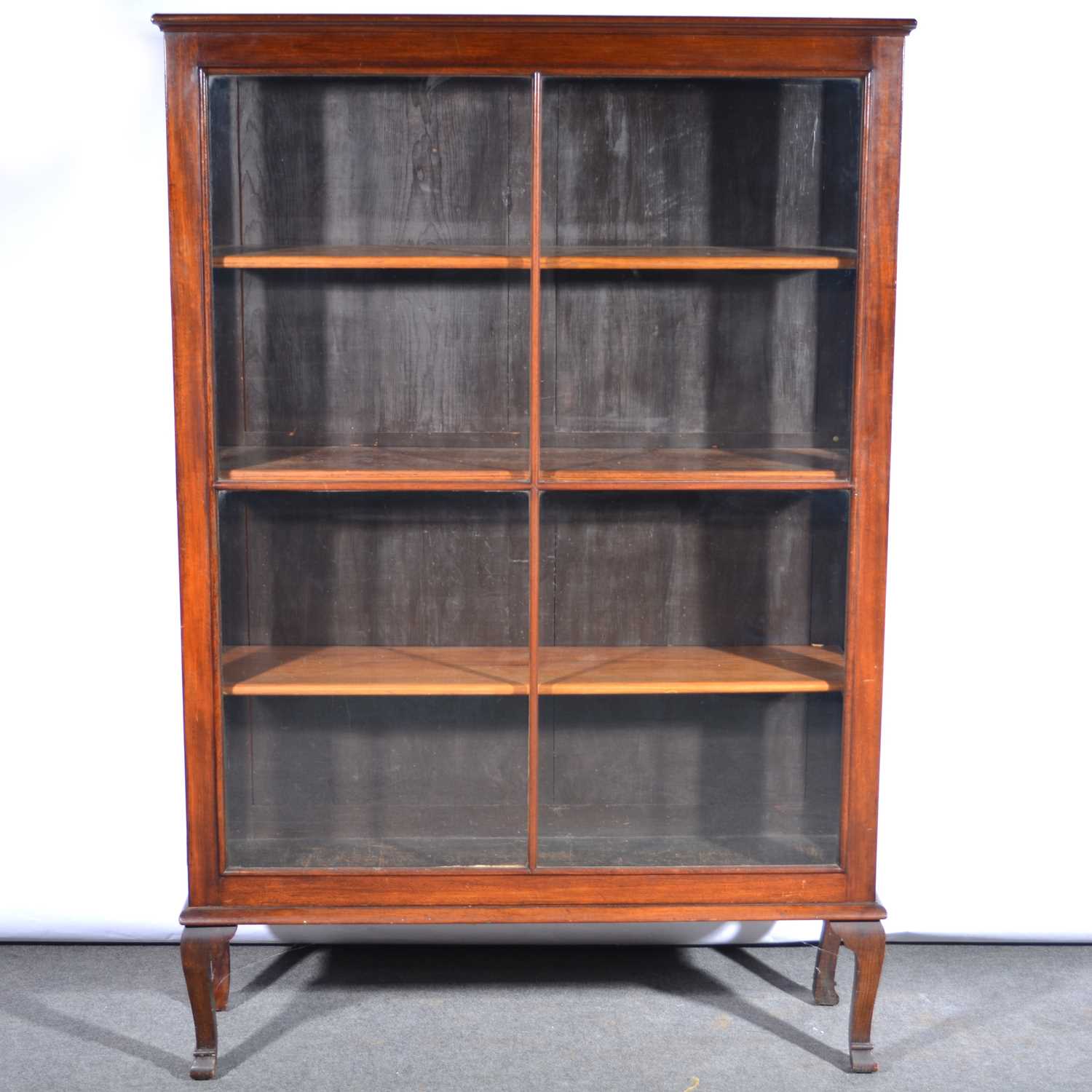 Lot 511 - Mahogany display cabinet