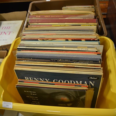 Lot 162 - A collection of Jazz and Classical music LP and EP record, including a few 78s