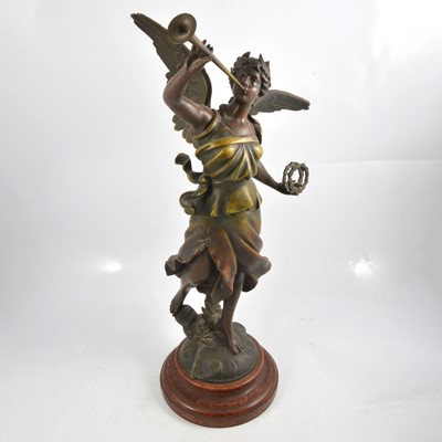 Lot 125 - Reproduction bronzed patinated figure.