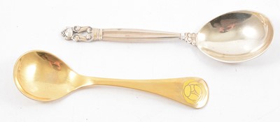 Lot 246 - Georg Jensen, two spoons